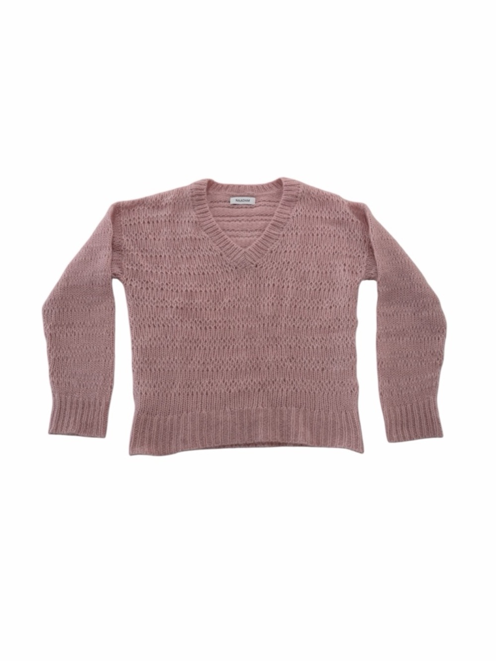 Nadaam light pink alpaca sweater